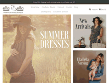 Tablet Screenshot of ellabella.ca
